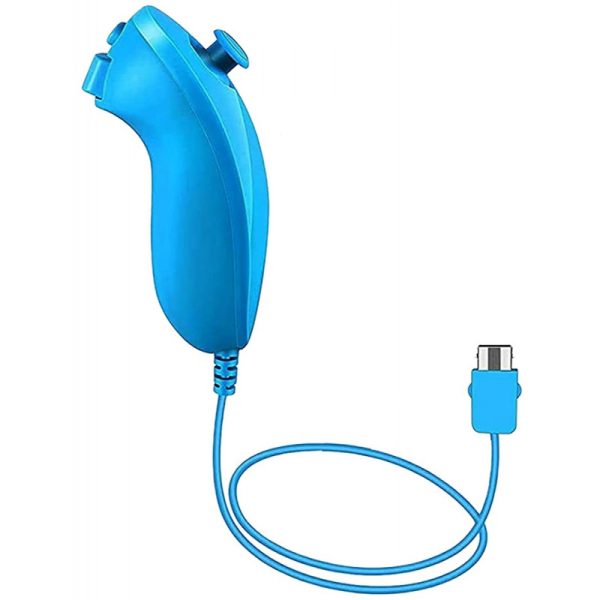 Controle Nintendo Wii PG Nunchuck RVL-004 Turquesa