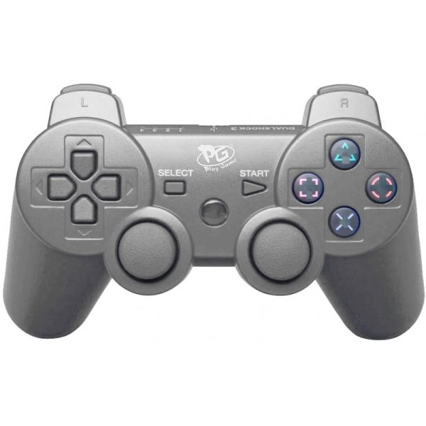 Controle Play Game Sem Fio Dualshock PS3 - Prata