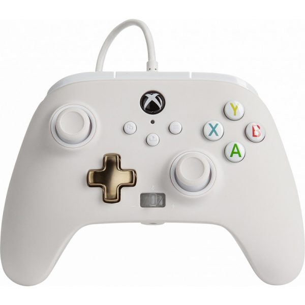 Controle PowerA Enhanced Wired Controller - White Mist (Com Fio)