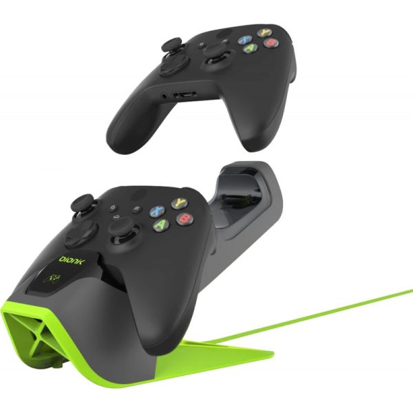 Dock de Carregamento Dual Controle Bionik BNK-9070 para Xbox One Bivolt Preto/Verde