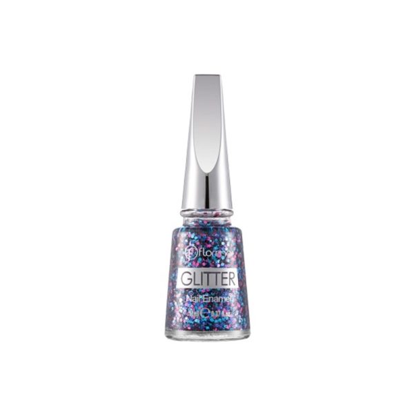 Esmalde Flormar Glitter Nail Enamel GL09 Multicolor Shine - 11mL