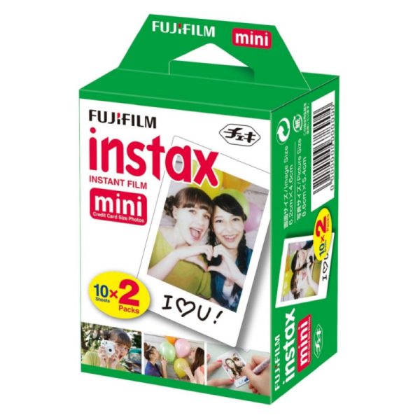 Filme Instantâneo Fujifilm Instax Mini Pack com 20 Unidades