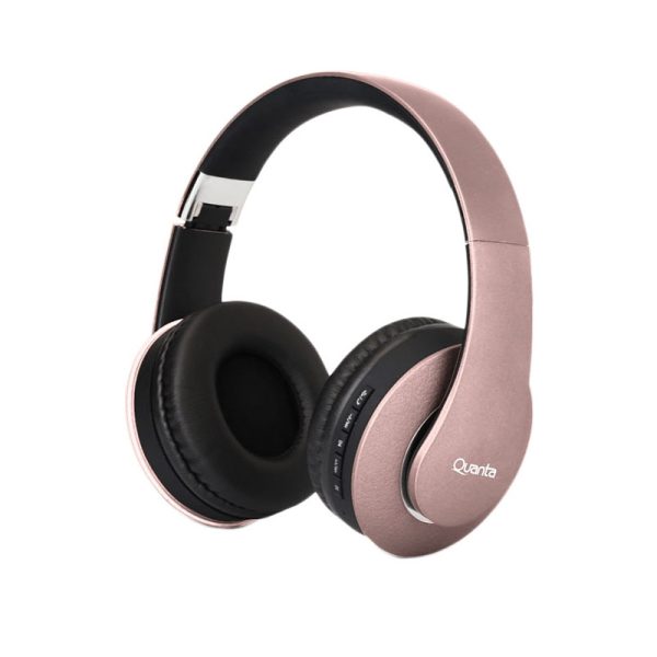 Fone de Ouvido Bluetooth Quanta QTFOB85 Rose Gold