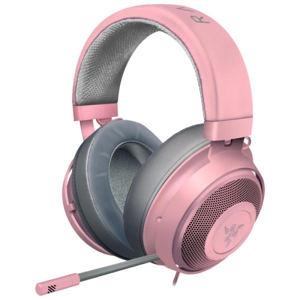 Fone de Ouvido Gaming Razer Kraken RZ04-02830300 com Fio Quartz Pink