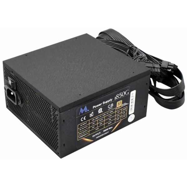 Fonte para Gabinete Mtek 850W 80 Plus Gold PSR 850G Semi Modular