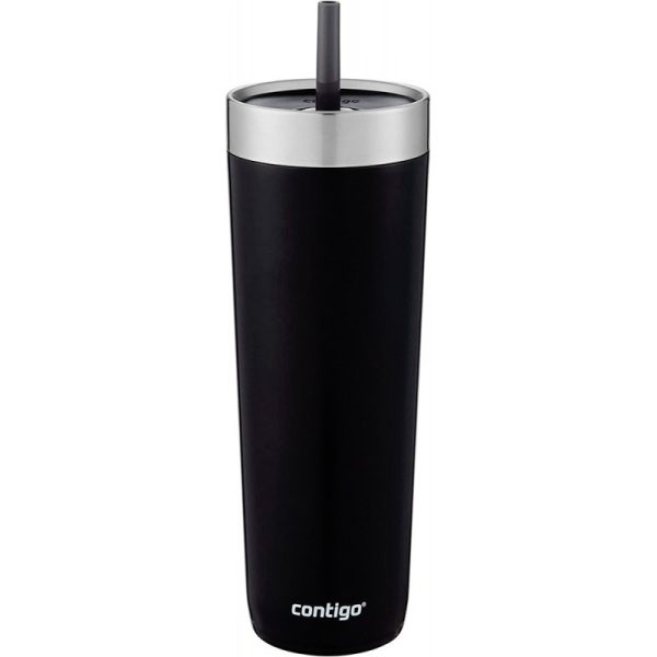 Garrafa Térmica Contigo Luxe Tumbler 709mL Black