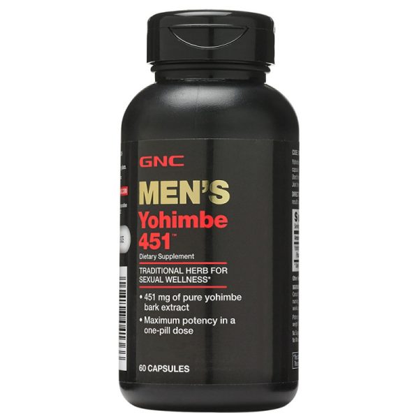 GNC Men's Yohimbe 451 (60 Cápsulas)