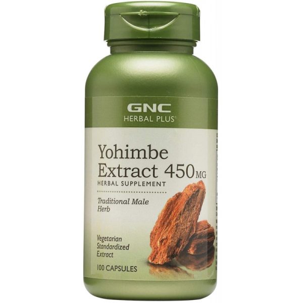 GNC Yohimbe Extract 450MG (100 Cápsulas)