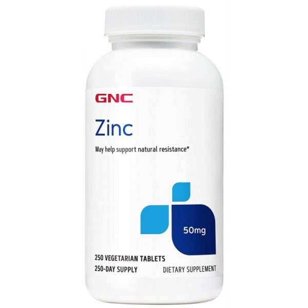 GNC Zinc 50MG (250 Tabletas)