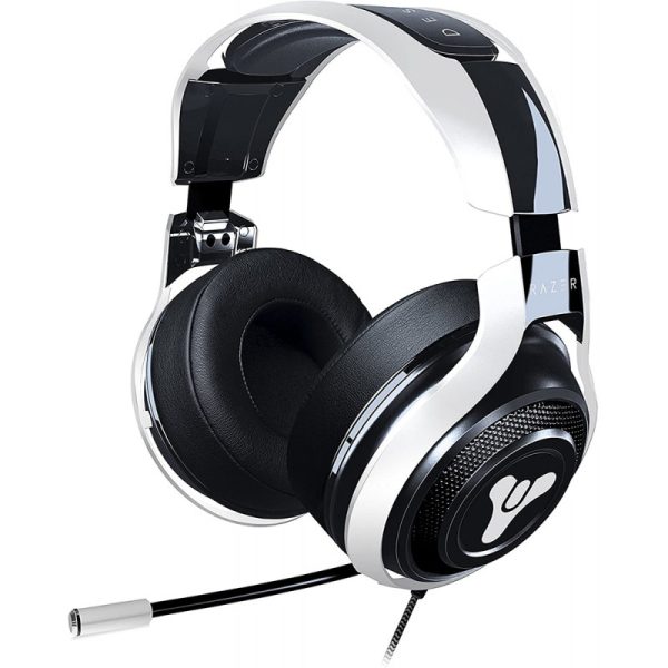 Headset Gaming Razer Man O'War Tournament Edition Destiny 2 - Branco / Preto