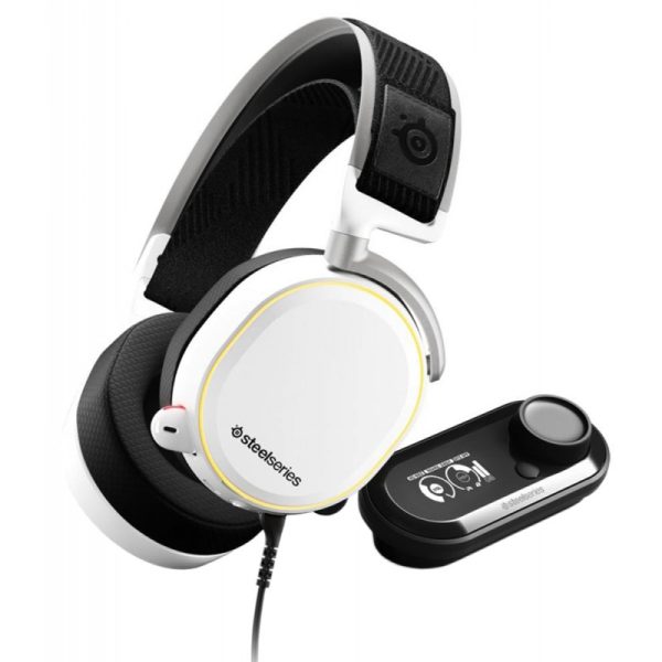 Headset Gaming steelseries Arctic Pro 61454 + GameDac Branco/Preto