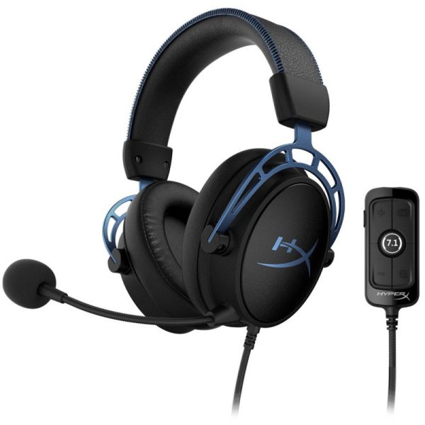 Headset Kingston Hyperx Cloud Alpha S Gaming para PC Azul/Preto