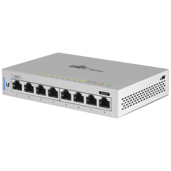 Hub Switch Ubiquiti AP Switch8 Unifi 8 Portas (Poe-Powered)