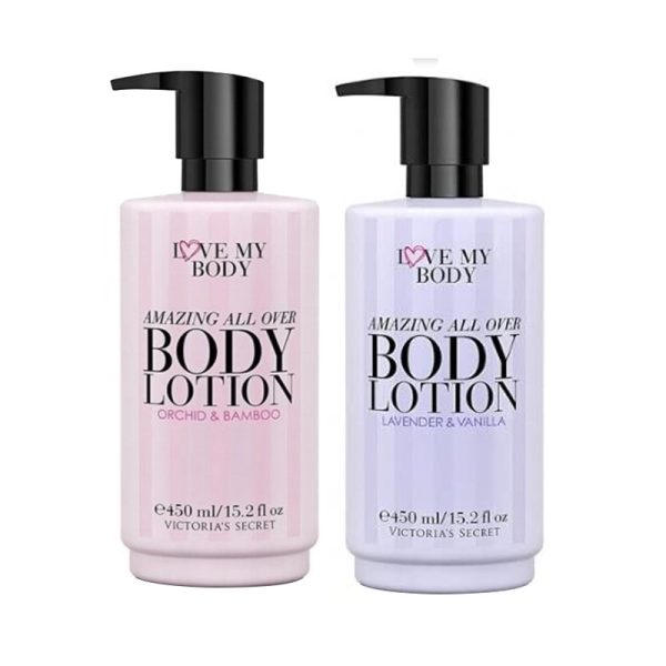 Kit Body Lotion Victoria's Secret Amazing All Over (2 x 450mL)