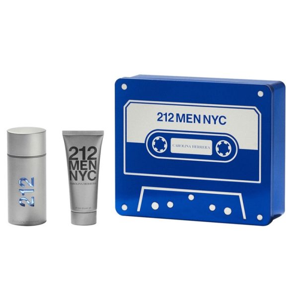 Kit Perfume Carolina Herrera 212 NYC EDT 100mL + Shower Gel 100mL - Masculino