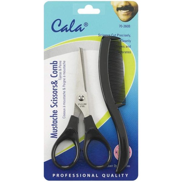 Kit Tesoura + Pente para Barba Cala - 70-260B