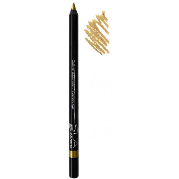 Lápis Delineador SLA Paris Crayon Outliner Aquaresist 54 Golden Eye - 1