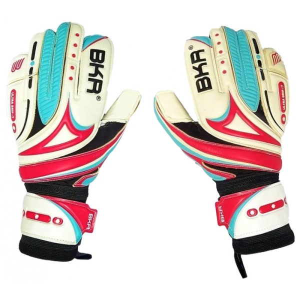 Luva para Goleiro BKR Ultra Grip - Branco/Vermelho