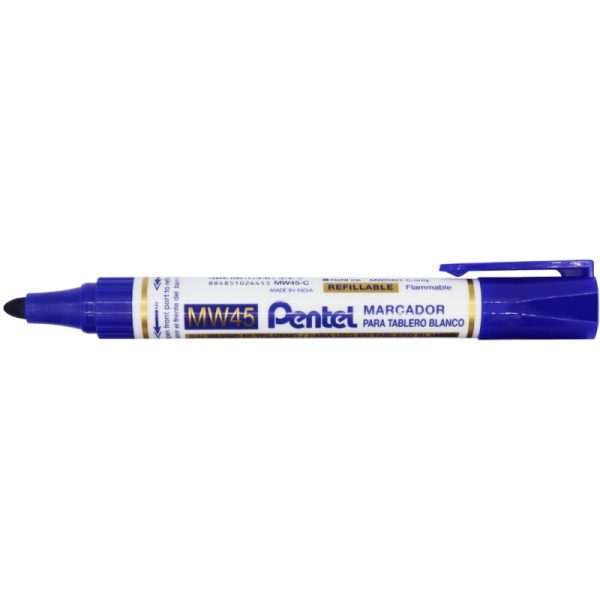 Marcador Pentel Recarregável MW45-C - Azul