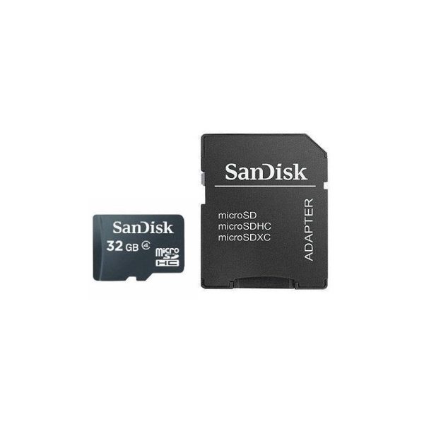 Memória Micro SD-HC Sandisk 32GB 2x1 Class 4