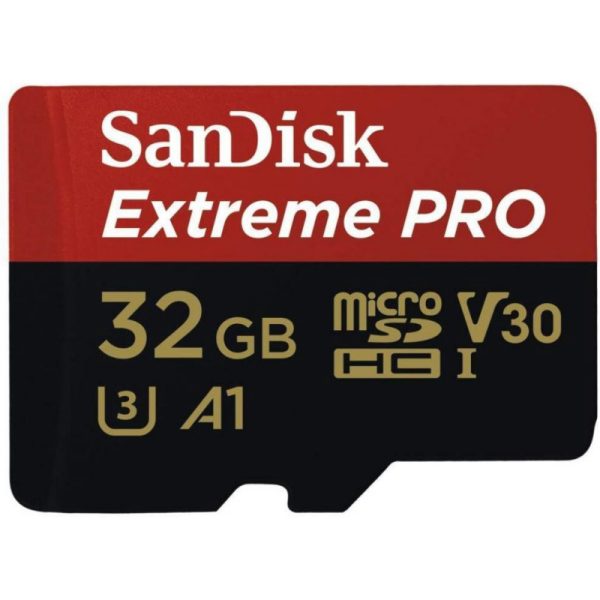 Memória Micro SDHC UHS-I SanDisk Extreme PRO 32GB 100MB/s