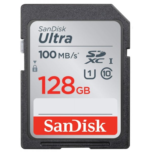 Memoria SDXC UHS-I Ultra SanDisk 128GB 100MB/s