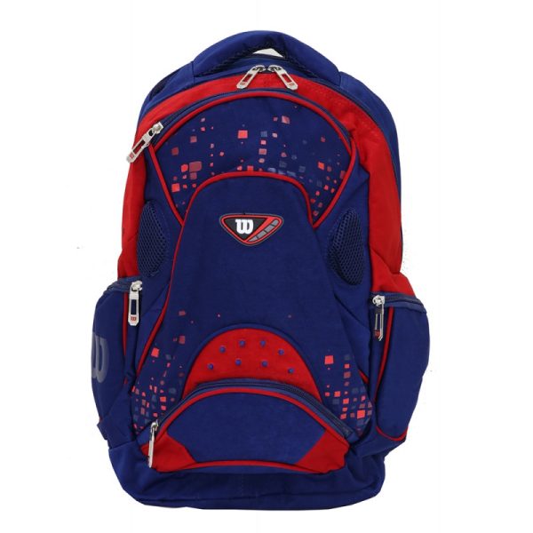 Mochila Wilson IX-15304 - Azul/Vermelho