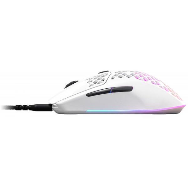 Mouse Gaming SteelSeries Aerox 3 2022 Edition 62603 - Branco (com Fio)