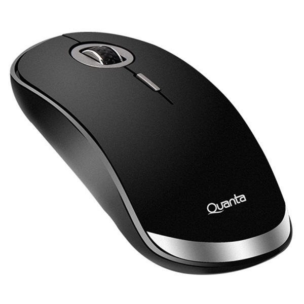 Mouse Quanta sem Fio QTMS20 - 1600DPI - Preto