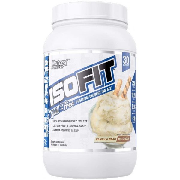 Nutrex Research ISOFIT Guilt-Free Vanilla Bean Ice Cream - 969g