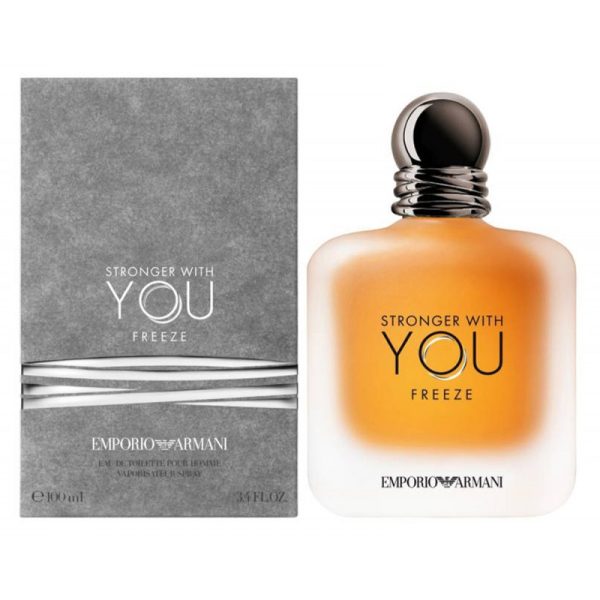 Perfume Giorgio Armani Stronger With You Freeze EDT 100mL - Masculino