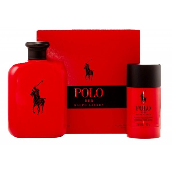 Perfume Ralph Lauren Polo Red EDT 125mL + Desodorante 75g Masculino