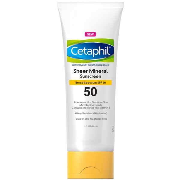 Protetor Solar Cetaphil Sheer Mineral Sunscreen - 89mL