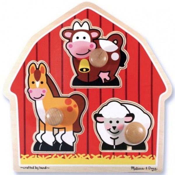 Quebra cabeça Melissa & Doug Puzzle Animais de Fazenda 12054