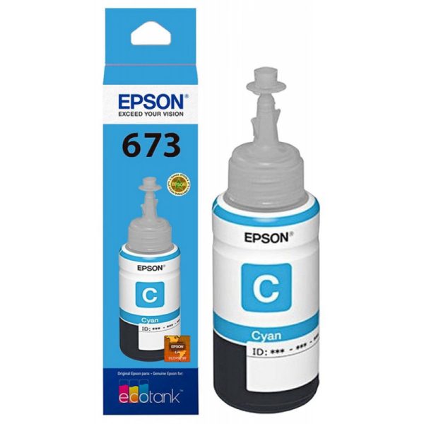 Refil de Tinta Epson T673220 70ml - Cian