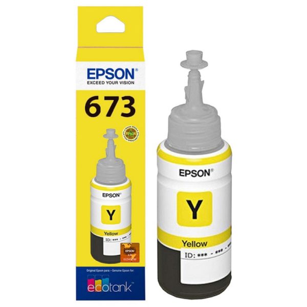 Refil de Tinta Epson T673420 70ml - Amarelo