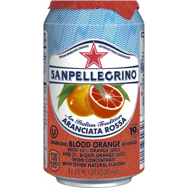 Refrigerante San Pellegrino Laranja Vermelha 330mL