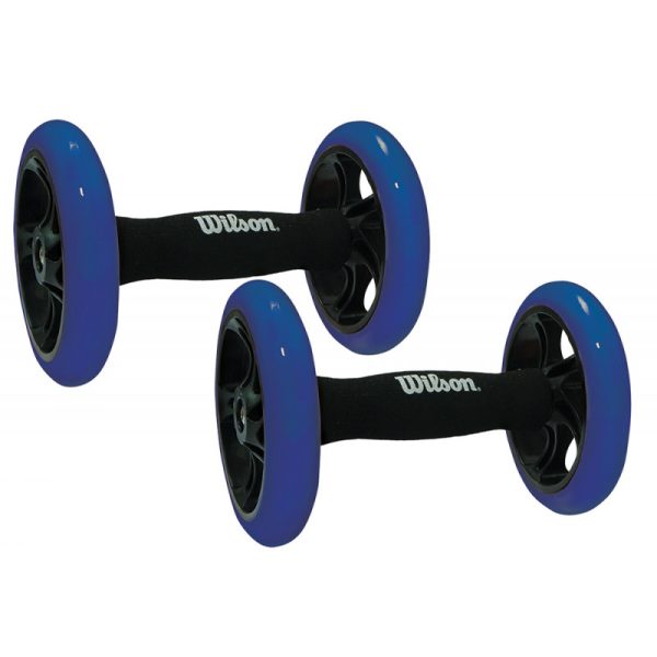 Roda Abdominal Wilson RA0002  Preto/Azul (2 peças)