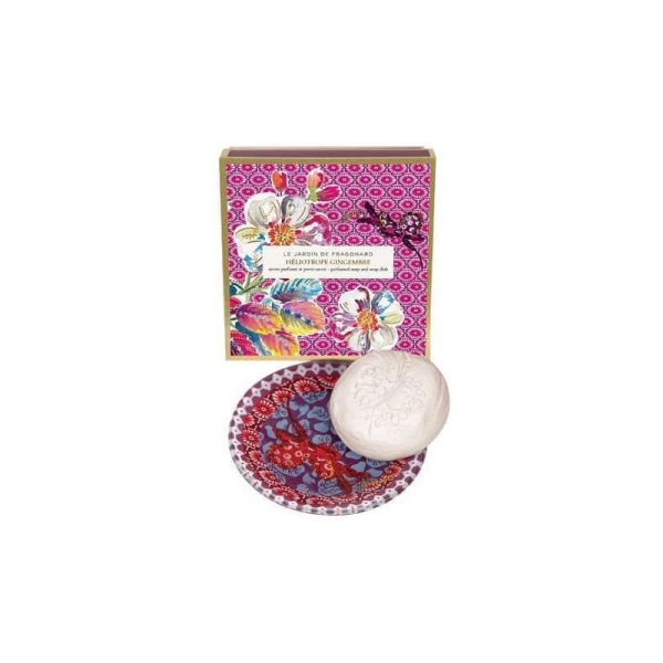 Sabão Fragonard Héliotrope Gingembre 150g + Saboneteira 13cm