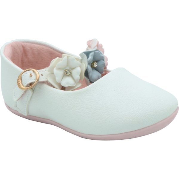 Sapatilha Infantil KLIN Princesa 125 - Branco/Rosa/Azul