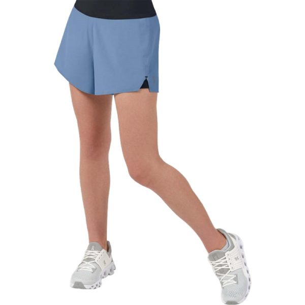 Short On Running 255.00245 Cerulean/Black - Feminino