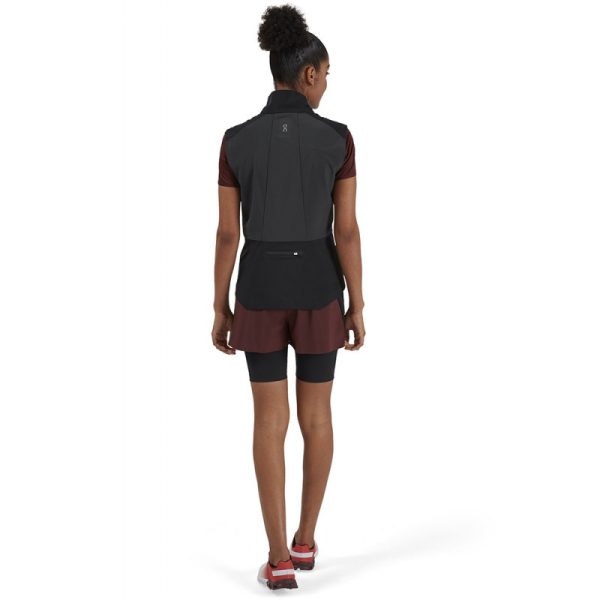 Short On Running Active Shorts 225.00273 Mulberry/Black - Feminino