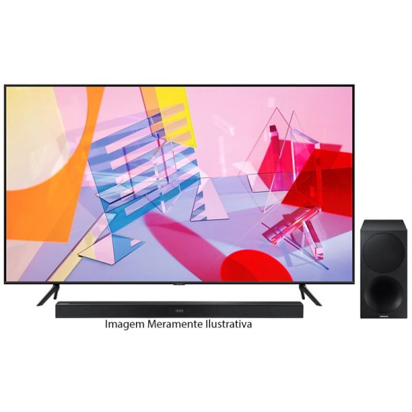 Smart TV QLED Samsung 65" QN65Q60TAG 4K Ultra HD/Digital/WiFi + Sound Bar HW-R450