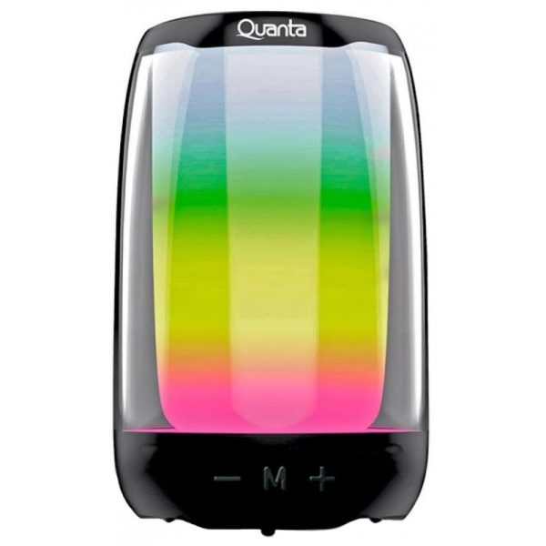 Speaker Quanta Rainbowfest QTSBL10 5W FM/SD/BT - Preto