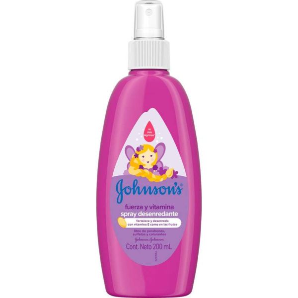 Spray Desembaraçante Johnson's Força e Vitamina - 200mL