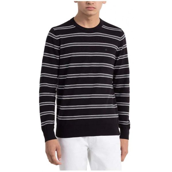 Suéter Calvin Klein Tricot Gola Redonda J30J307054 099 - Masculino