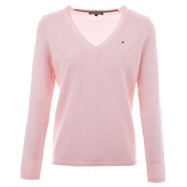 Suéter Tommy Hilfiger New Ivy V-Neck 1M57637066 680 Feminino