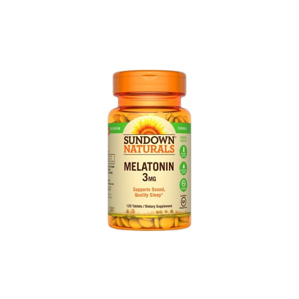 Sundown Naturals Melatonin 3MG (120 Capsulas)