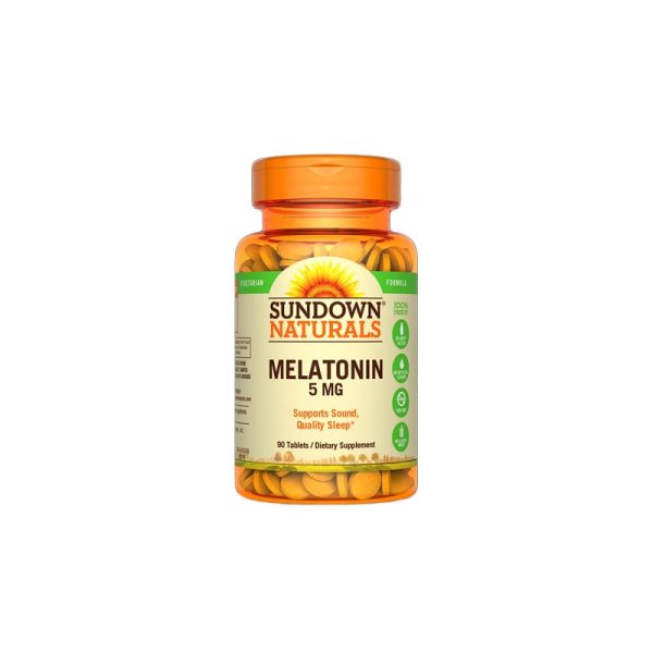 Sundown Naturals Melatonin 5MG (90 Capsulas)