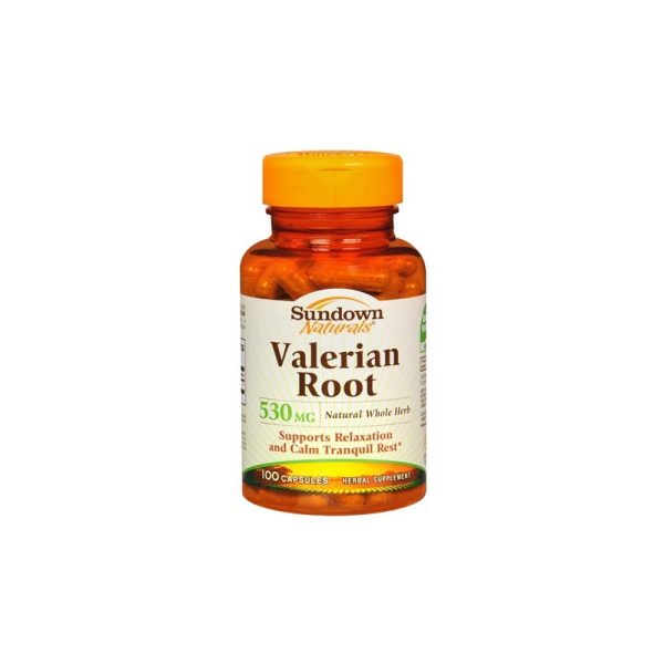 Sundown Naturals Valerian Root 530 mg 100 cápsulas